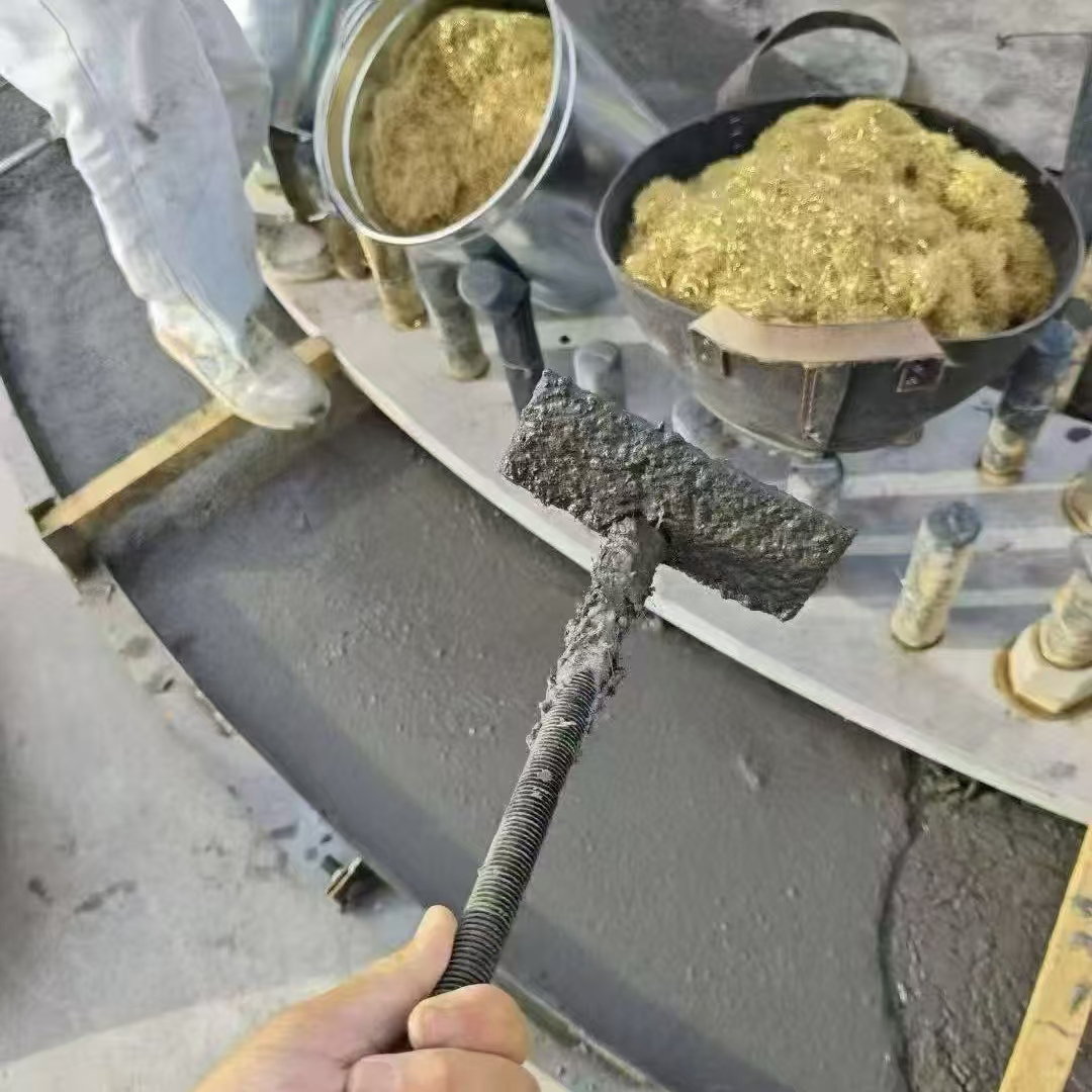 虎林C120钢纤维高强无收灌浆料 轧机压缩机汽轮机发电机锻压设备底座灌浆材料